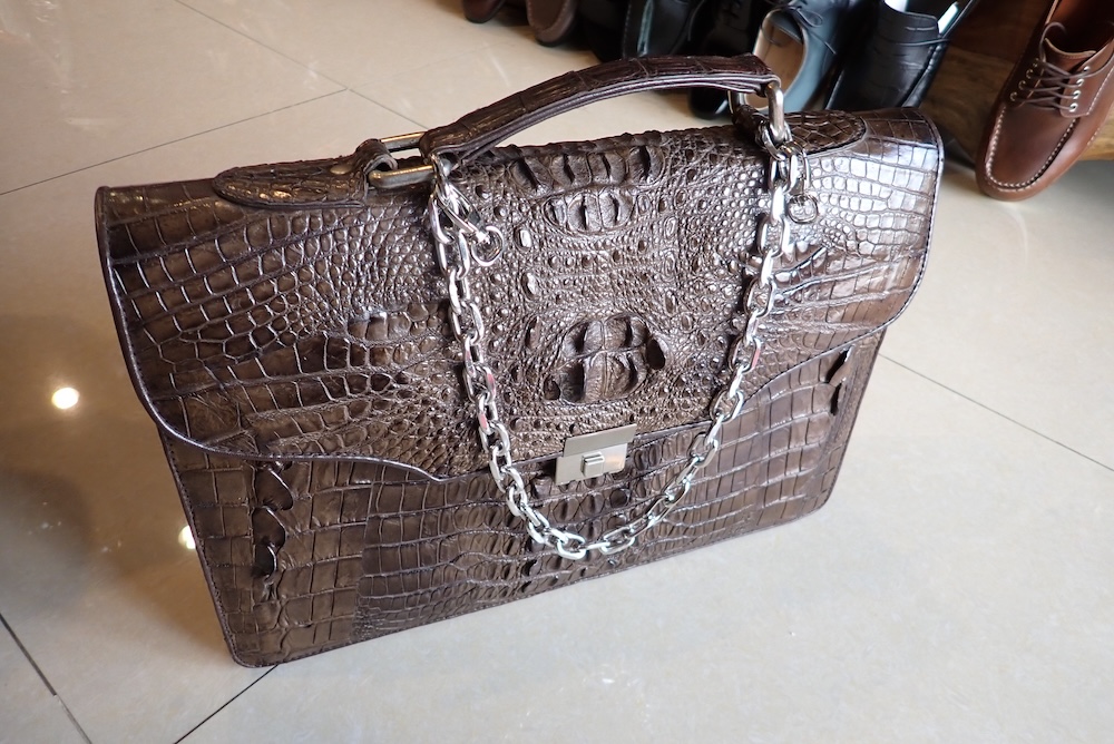  bags custom made leather crocodile 