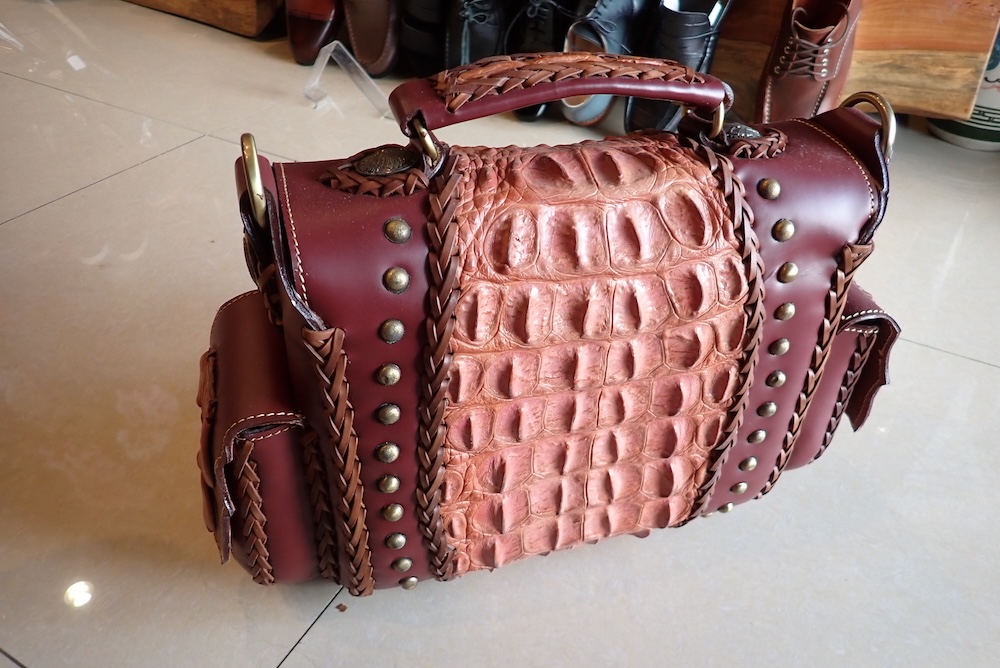  bags leather cow custom made 
