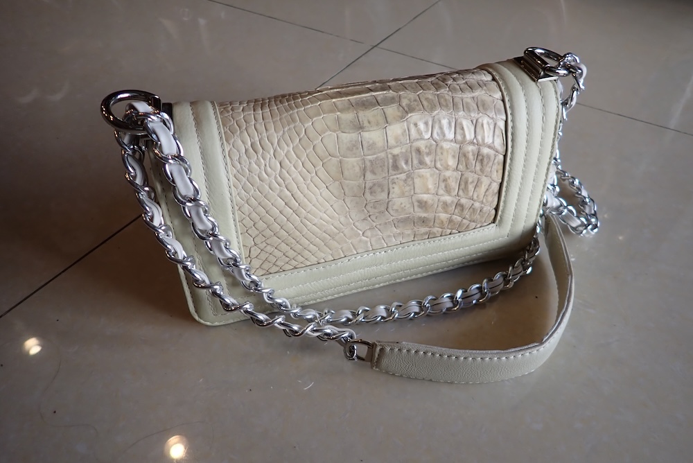  bags leather python 