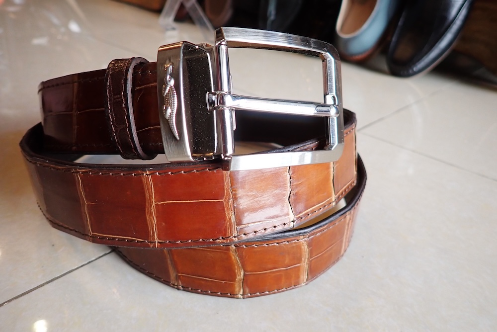  belts crocodile hand made 