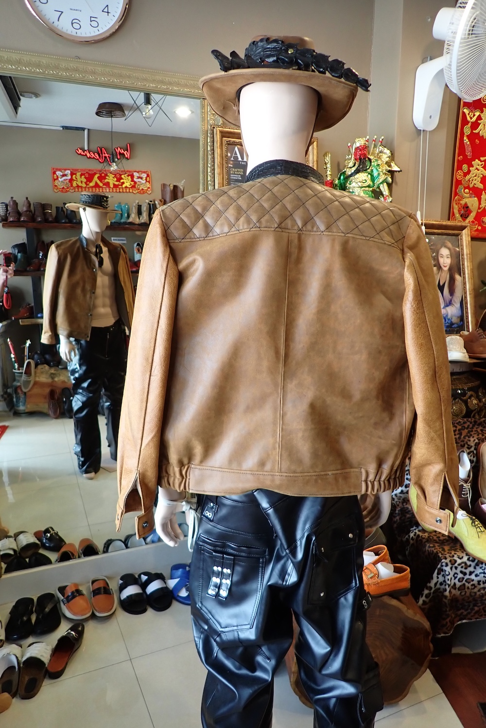  cow jacket leather hand made 