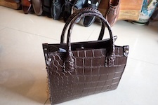  crocodile bag bangkok hand made leather 