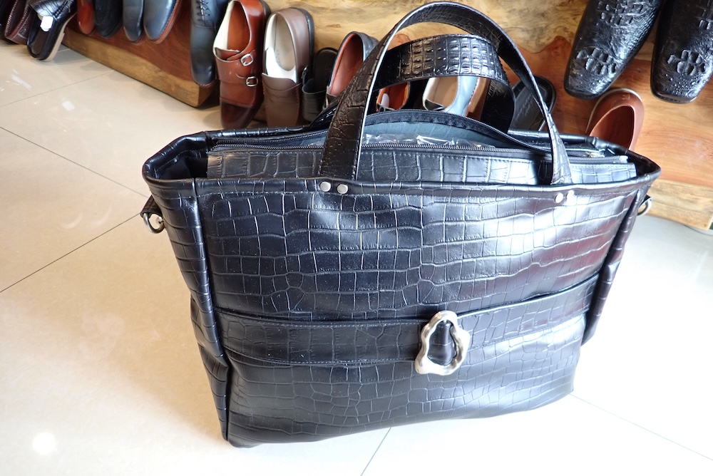  crocodile bag custom made leather 