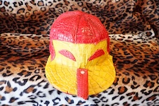  crocodile hat leather hand made 