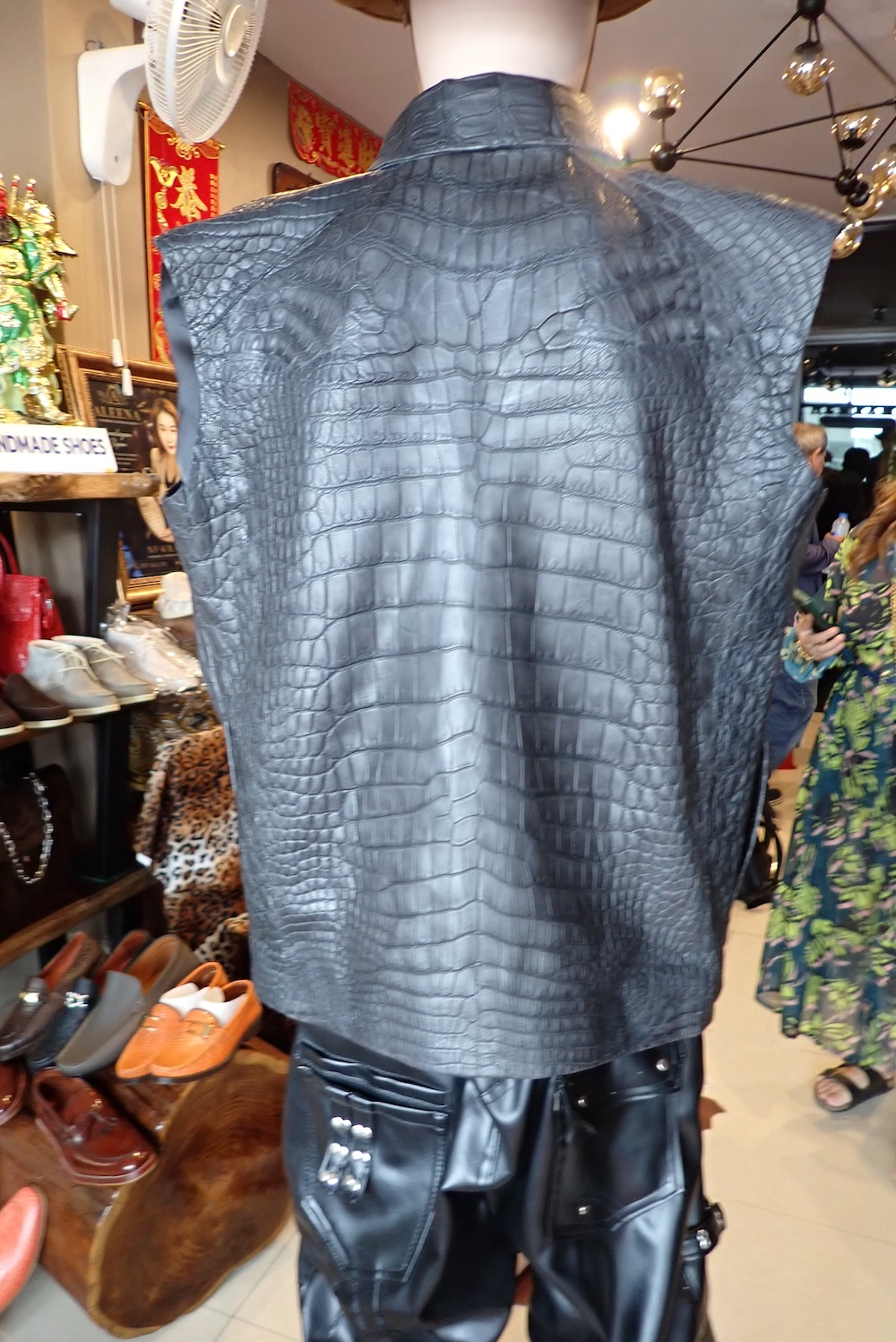  crocodile jacket custom made 