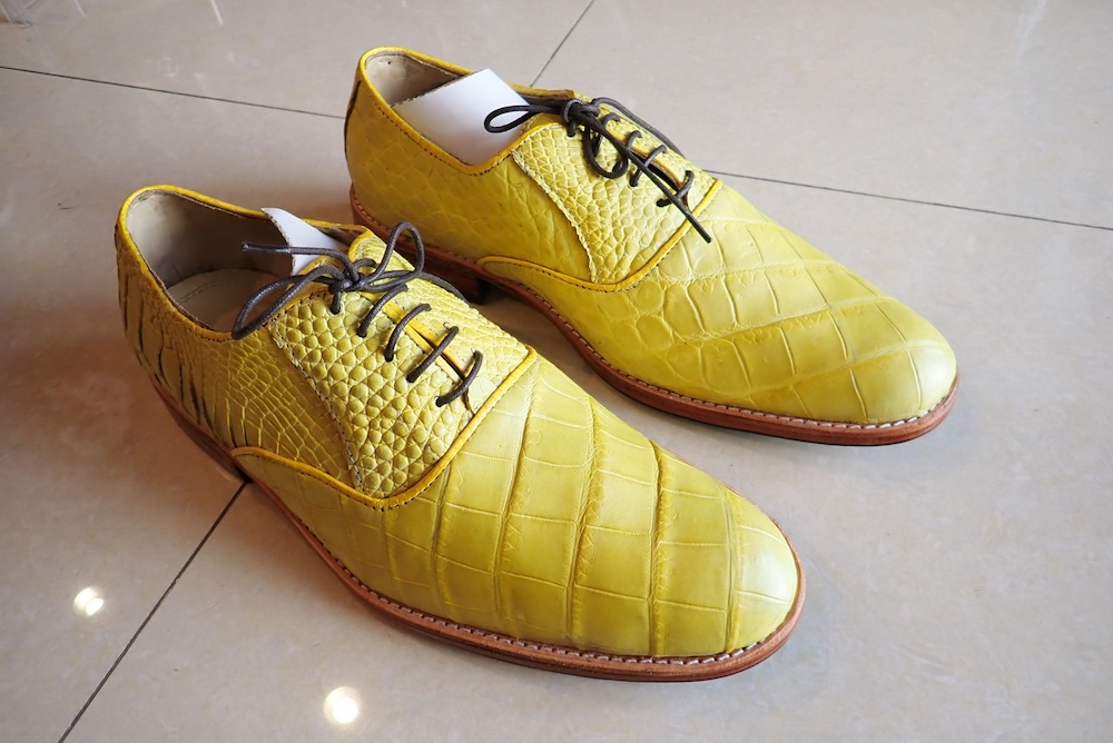  crocodile shoes leather thailand 
