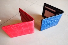  crocodile wallet custom made 