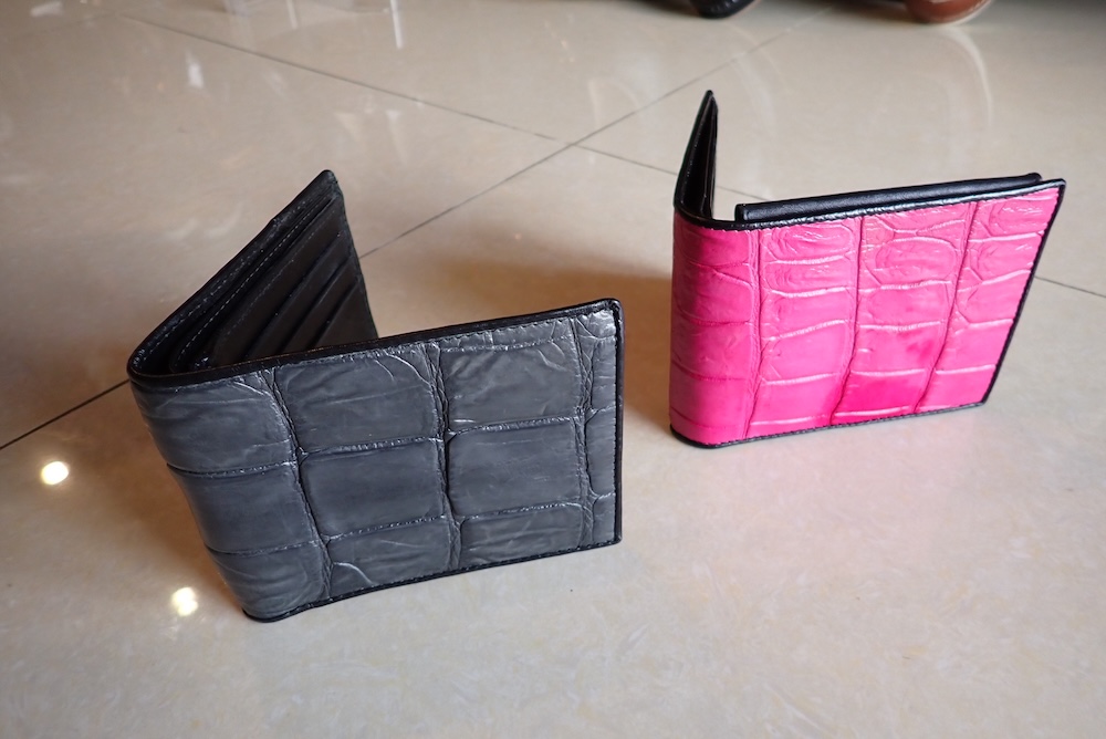  crocodile wallet custom made 
