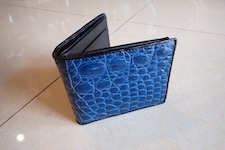  crocodile wallet leather custom made 