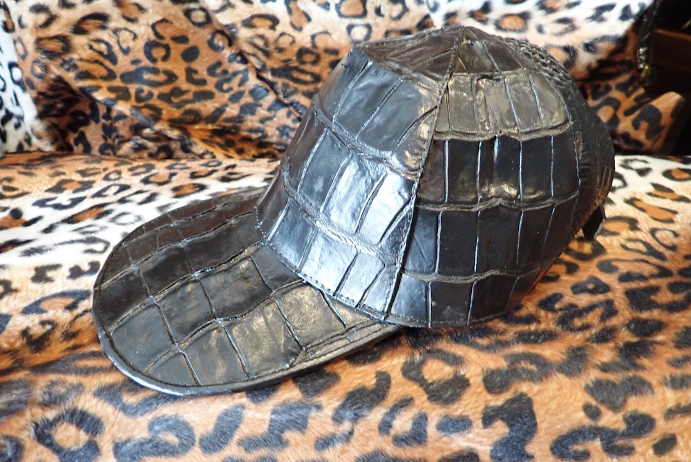  hats leather hand made crocodile 