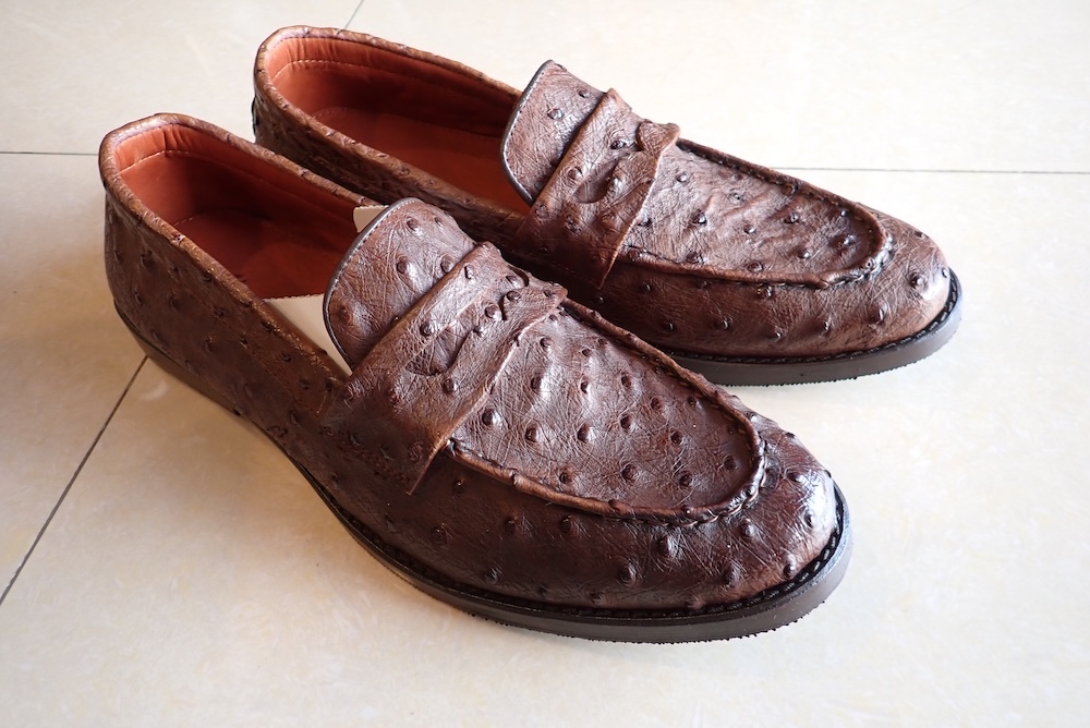  ostrich shoes hand made 