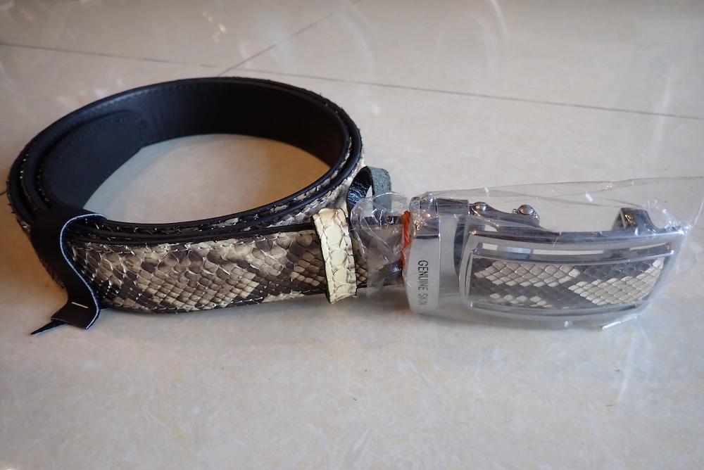  python belt custom made 