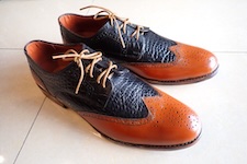  shoes custom made leather python 