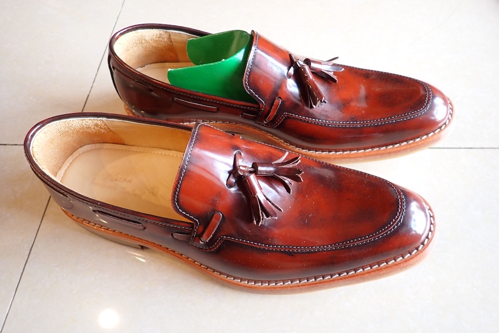  shoes hand made leather cow 