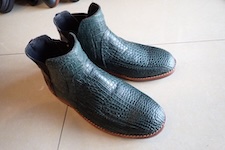  shoes hand made leather crocodile 