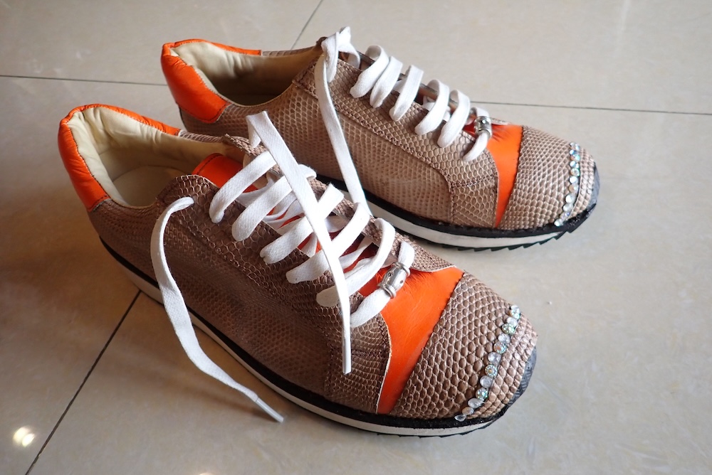  shoes leather custom made stingray 