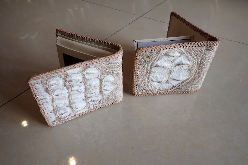  wallets leather crocodile 